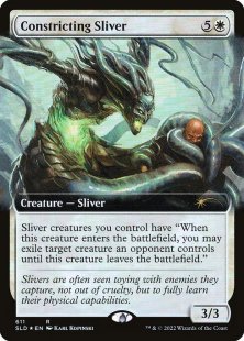 Constricting Sliver (#611) (foil) (extended art)