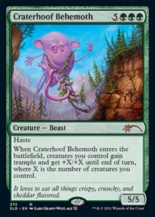 Craterhoof Behemoth (Extra Life 2021 (1)) (foil)