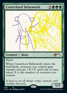 Craterhoof Behemoth (Extra Life 2021 (2)) (foil)