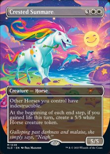 Crested Sunmare (#1228) (The '90s Binder Experience) (foil) (borderless)
