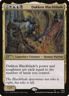 Dakkon Blackblade (Finally! Left-Handed Magic Cards)
