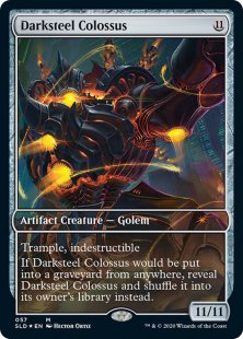 Darksteel Colossus (#057) (Can You Feel with a Heart of Steel?) (foil) (full art)