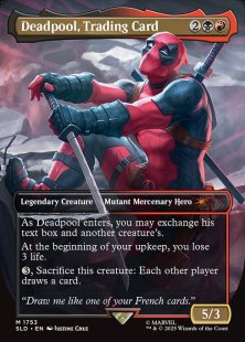 Deadpool, Trading Card (#1753) (Marvel's Deadpool) (borderless)