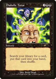 Diabolic Tutor (#721) (showcase)