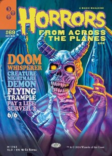 Doom Whisperer (#1763) (Monstrous Magazines) (foil) (showcase)