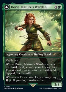 Doric, Nature's Warden // Doric, Owlbear Avenger (Honor Among Thieves) (foil) (full art)