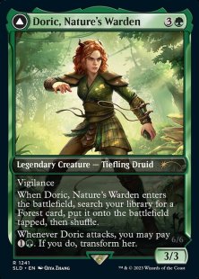 Doric, Nature's Warden // Doric, Owlbear Avenger (Honor Among Thieves) (full art)
