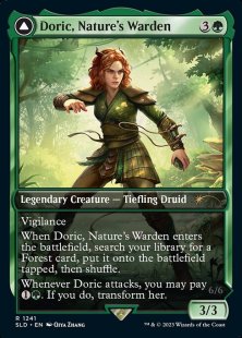 Doric, Nature's Warden (Honor Among Thieves) (foil) (full art)