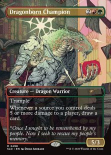 Dragonborn Champion (#2498) (borderless)