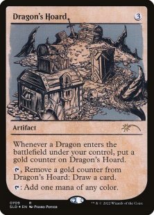 Dragon's Hoard (Here Be Dragons) (foil) (showcase)