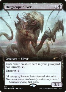 Dregscape Sliver (#631) (foil) (extended art)