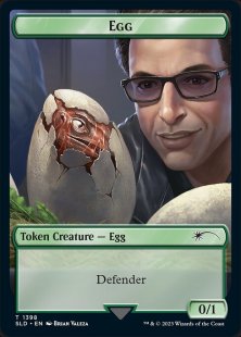 Egg token (#1398) (Jurassic World: Dr. Ian Malcolm)
