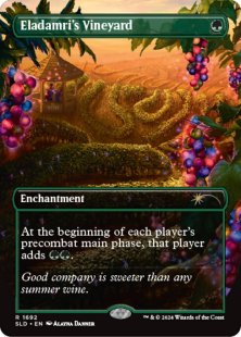 Eladamri's Vineyard (#1692) (Sheldon's Spellbook) (double rainbow foil) (borderless)