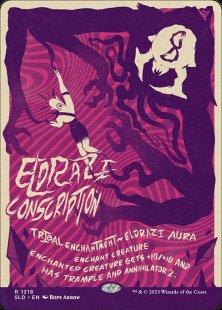 Eldrazi Conscription (#1218) (Draw Your Hand) (borderless)