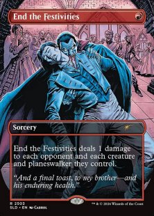 End the Festivities (#2503) (foil) (borderless)