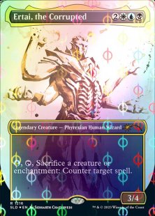 Ertai, the Corrupted (#1216) (Showcase: All Will Be One) (step-and-compleat-foil) (showcase)