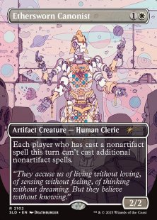 Ethersworn Canonist (#2102) (galaxy foil) (borderless)