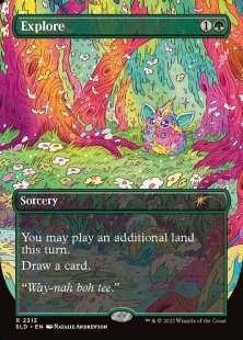 Explore (#2312) (foil) (borderless)