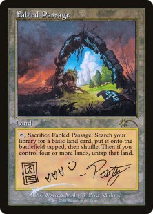 Fabled Passage (#727) (Post Malone: The Lands) (foil)
