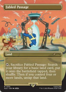 Fabled Passage (#1534) (Fallout: Points of Interest) (foil) (borderless)