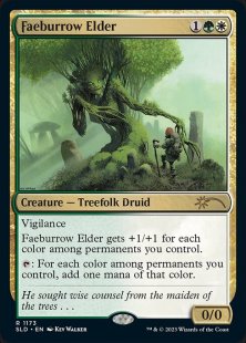 Faeburrow Elder (#1173) (Artist Series: Kev Walker) (foil)