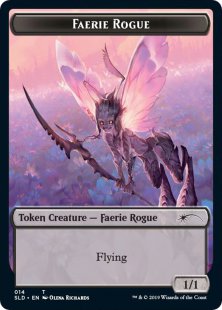 Faerie Rogue token (Bitterblossom Dreams (2)) (1/1)