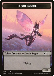 Faerie Rogue token (Bitterblossom Dreams (4)) (1/1)