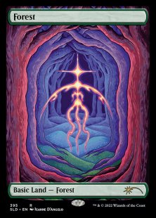 Forest (#395) (The Astrology Lands: Sagittarius) (foil) (full art)