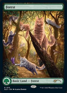 Forest (#1515) (Raining Cats and Dogs) (foil) (full art)
