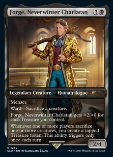 Forge, Neverwinter Charlatan (Honor Among Thieves) (full art)