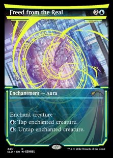 Freed from the Real (Showcase: Neon Dynasty) (Neon Ink) (foil) (showcase)