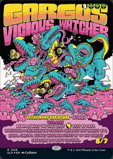 Gargos, Vicious Watcher (#1329) (Calling All Hydra Heads) (foil) (showcase)