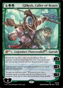 Garruk, Caller of Beasts (Finally! Left-Handed Magic Cards)