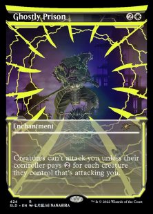 Ghostly Prison (Neon Dynasty Neon Ink) (foil) (showcase)