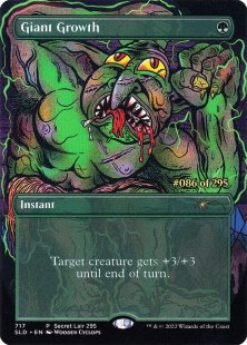 Giant Growth (#717) (foil) (borderless)
