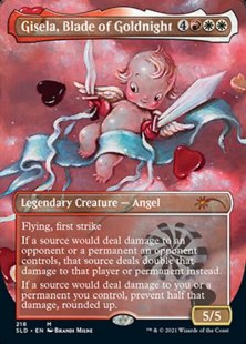 Gisela, Blade of Goldnight (Valentine's Day 2021) (foil) (borderless)