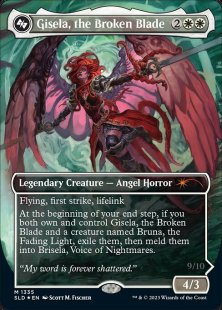 Gisela, the Broken Blade (#1335) (Angels: They're Just Like Us but Cooler) (foil) (borderless)