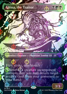 Glissa, the Traitor (#1217) (Showcase: All Will Be One) (step-and-compleat-foil) (showcase)