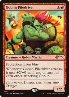 Goblin Piledriver (< explosion sounds >)