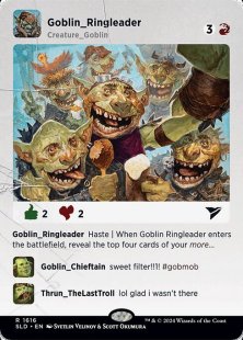 Goblin Ringleader (#1616) (Goblingram) (showcase)