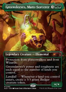 Greensleeves, Maro-Sorcerer (#2193) (foil) (borderless)