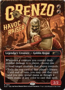 Grenzo, Havoc Raiser (#1621) (Outlaw Anthology Vol. 1: Rebellious...) (foil) (borderless)