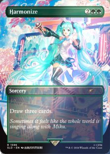 Harmonize (#1596) (Hatsune Miku: Sakura Superstar) (foil) (borderless)