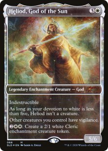 Heliod, God of the Sun (Theros Stargazing, Volume I) (foil) (showcase)