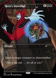 Hero's Downfall (#312) (Saturday Morning D&D) (borderless)