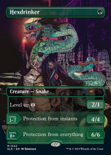 Hexdrinker (#1222) (Ssssssnakessssss) (foil) (borderless)