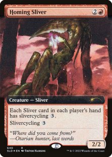 Homing Sliver (#640) (foil) (extended art)