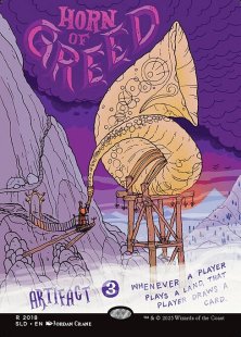 Horn of Greed (#2018) (Garden Buds) (foil) (showcase)