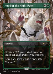 Howl of the Night Pack (#1610) (Featuring: Not a Wolf) (borderless)