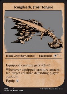 Icingdeath, Frost Tongue (Here Be Dragons) (foil) (showcase)